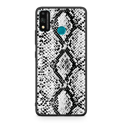24 - Honor 9X Lite White Snake Animal case, cover, bumper