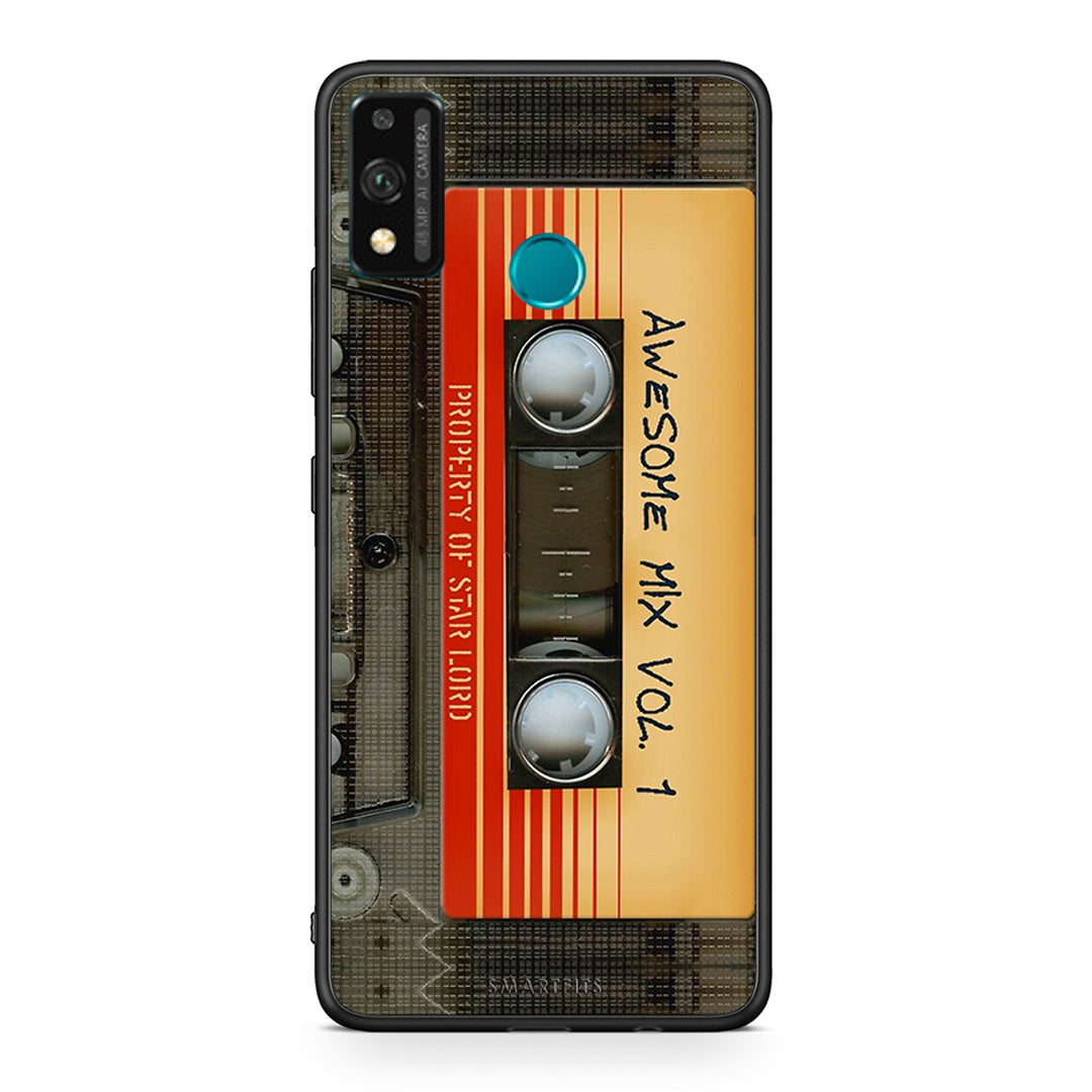 Honor 9X Lite Awesome Mix θήκη από τη Smartfits με σχέδιο στο πίσω μέρος και μαύρο περίβλημα | Smartphone case with colorful back and black bezels by Smartfits