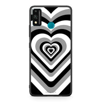 Thumbnail for Honor 9X Lite Black Hearts θήκη από τη Smartfits με σχέδιο στο πίσω μέρος και μαύρο περίβλημα | Smartphone case with colorful back and black bezels by Smartfits