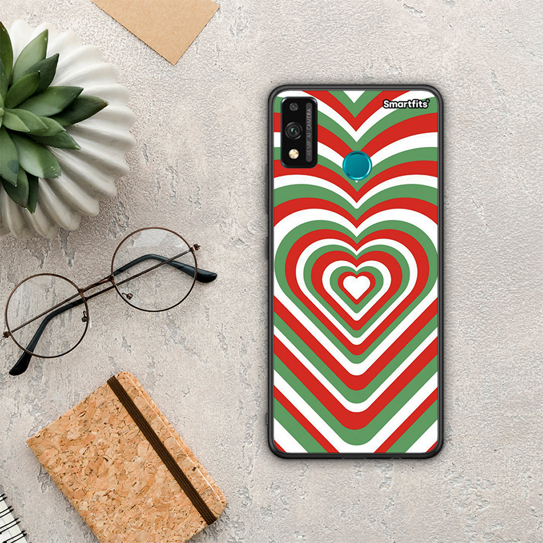 Christmas Hearts - Honor 9X Lite θήκη