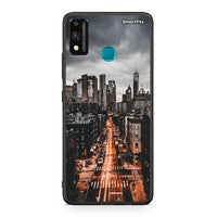 Thumbnail for Honor 9X Lite City Lights θήκη από τη Smartfits με σχέδιο στο πίσω μέρος και μαύρο περίβλημα | Smartphone case with colorful back and black bezels by Smartfits