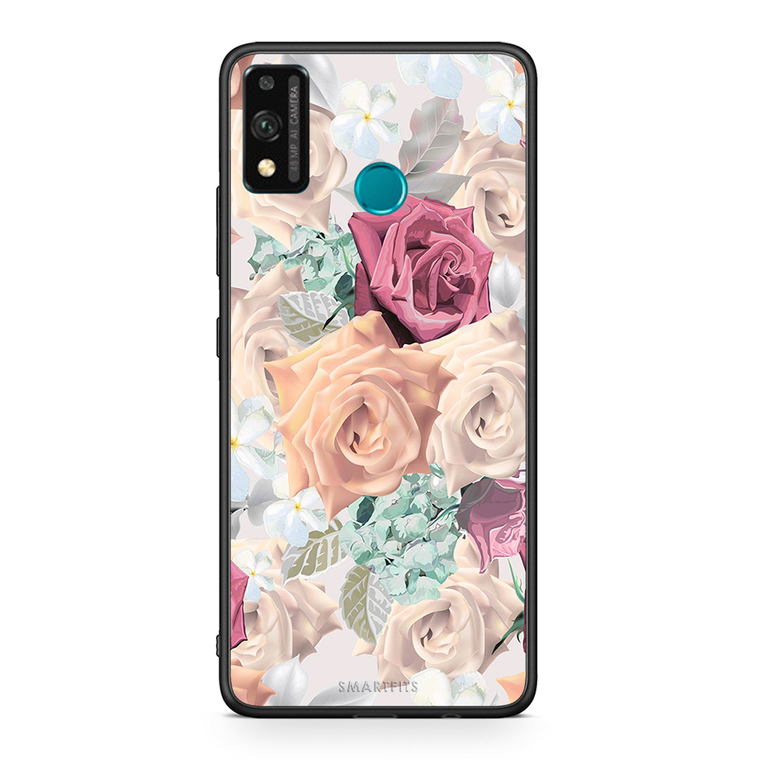 99 - Honor 9X Lite Bouquet Floral case, cover, bumper