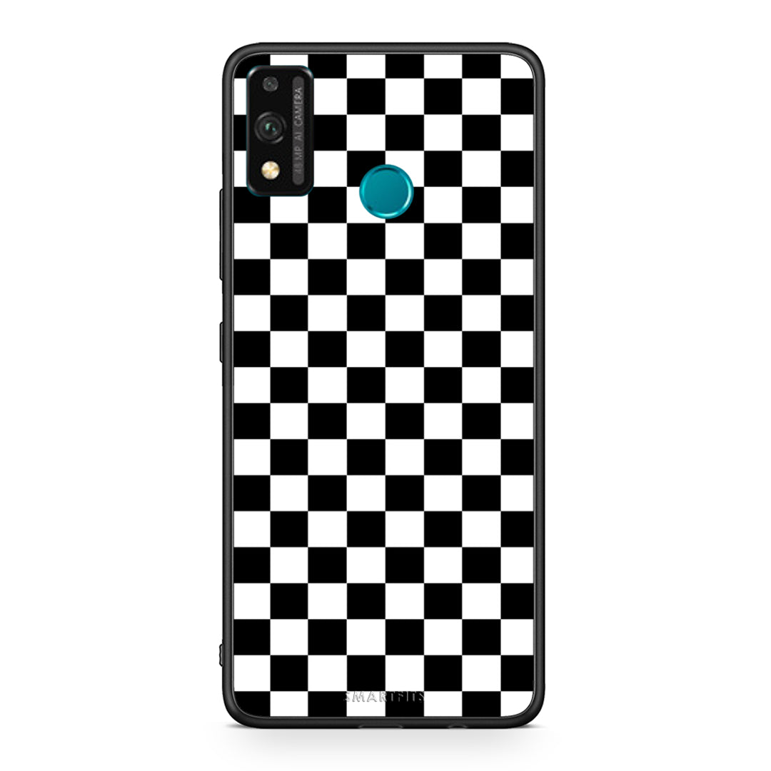 4 - Honor 9X Lite Squares Geometric case, cover, bumper