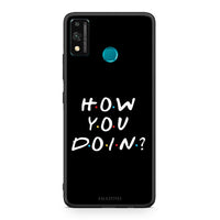 Thumbnail for Honor 9X Lite How You Doin θήκη από τη Smartfits με σχέδιο στο πίσω μέρος και μαύρο περίβλημα | Smartphone case with colorful back and black bezels by Smartfits