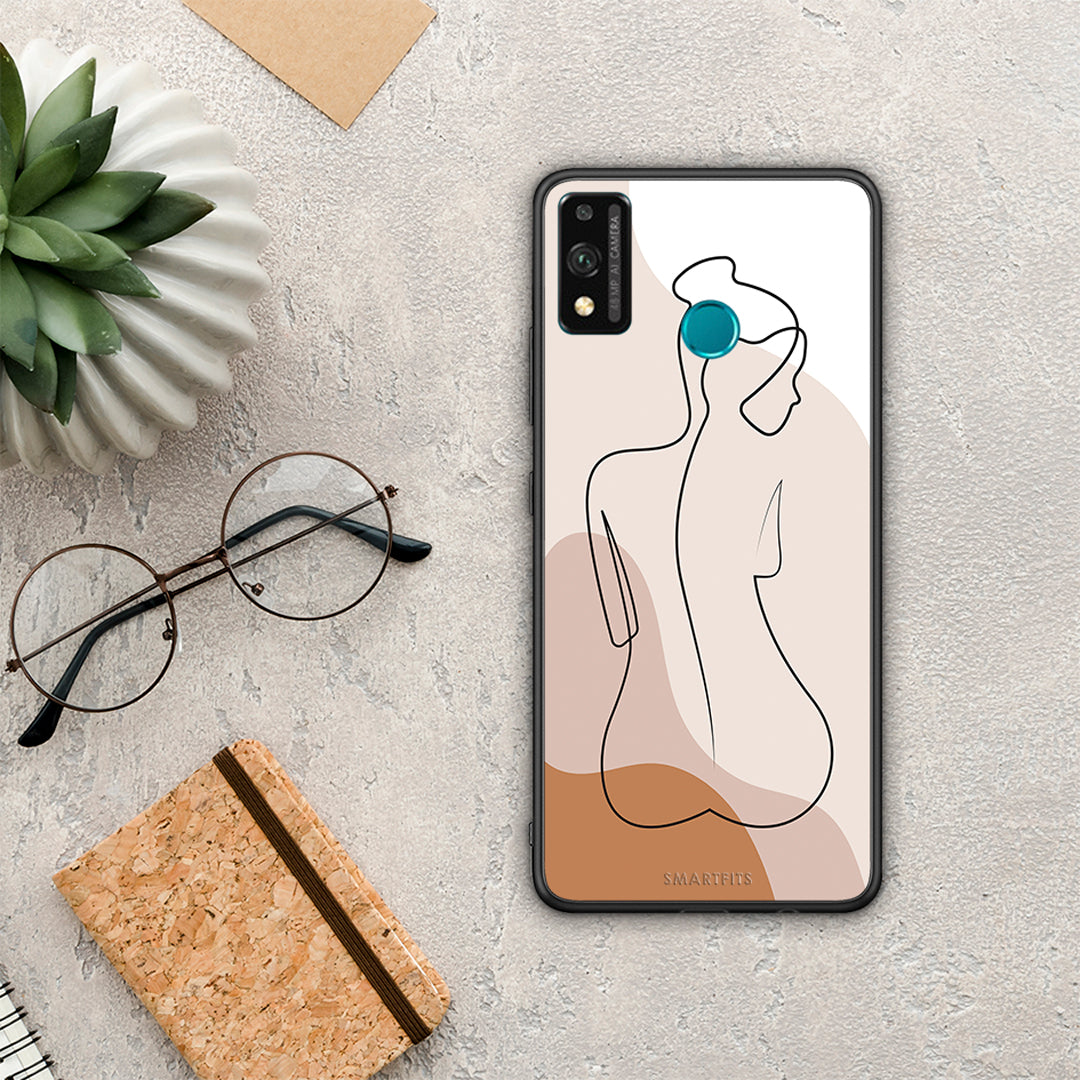 LineArt Woman - Honor 9X Lite θήκη