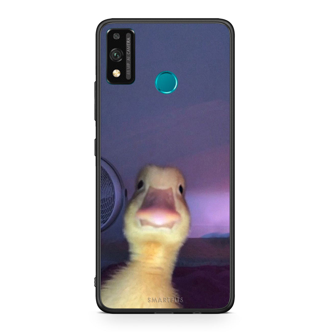 Honor 9X Lite Meme Duck θήκη από τη Smartfits με σχέδιο στο πίσω μέρος και μαύρο περίβλημα | Smartphone case with colorful back and black bezels by Smartfits