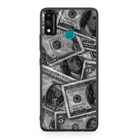 Thumbnail for Honor 9X Lite Money Dollars θήκη από τη Smartfits με σχέδιο στο πίσω μέρος και μαύρο περίβλημα | Smartphone case with colorful back and black bezels by Smartfits