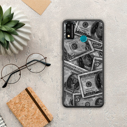 Money Dollars - Honor 9X Lite θήκη