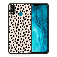 Thumbnail for Θήκη Honor 9X Lite New Polka Dots από τη Smartfits με σχέδιο στο πίσω μέρος και μαύρο περίβλημα | Honor 9X Lite New Polka Dots case with colorful back and black bezels