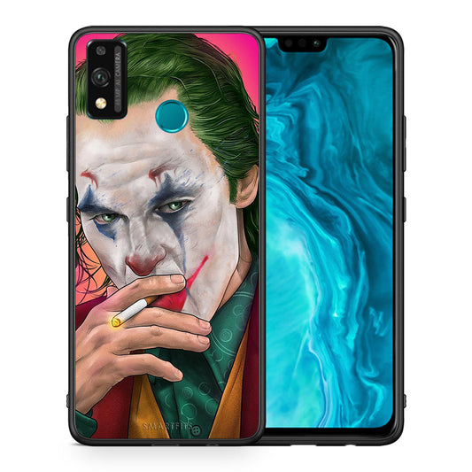 Θήκη Honor 9X Lite JokesOnU PopArt από τη Smartfits με σχέδιο στο πίσω μέρος και μαύρο περίβλημα | Honor 9X Lite JokesOnU PopArt case with colorful back and black bezels
