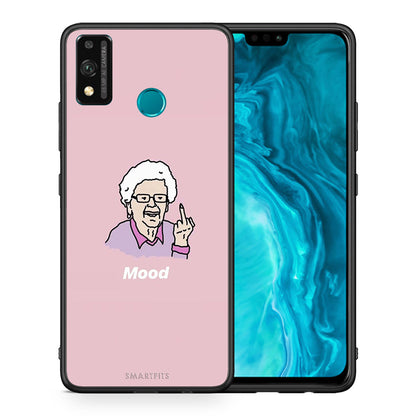 Θήκη Honor 9X Lite Mood PopArt από τη Smartfits με σχέδιο στο πίσω μέρος και μαύρο περίβλημα | Honor 9X Lite Mood PopArt case with colorful back and black bezels