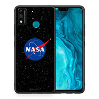 Thumbnail for Θήκη Honor 9X Lite NASA PopArt από τη Smartfits με σχέδιο στο πίσω μέρος και μαύρο περίβλημα | Honor 9X Lite NASA PopArt case with colorful back and black bezels