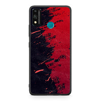 Thumbnail for Honor 9X Lite Red Paint Θήκη Αγίου Βαλεντίνου από τη Smartfits με σχέδιο στο πίσω μέρος και μαύρο περίβλημα | Smartphone case with colorful back and black bezels by Smartfits