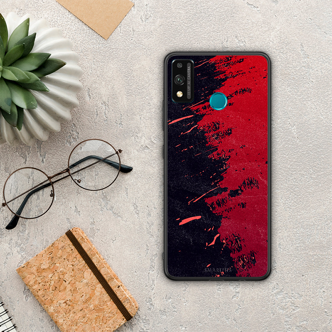 Red Paint - Honor 9X Lite θήκη