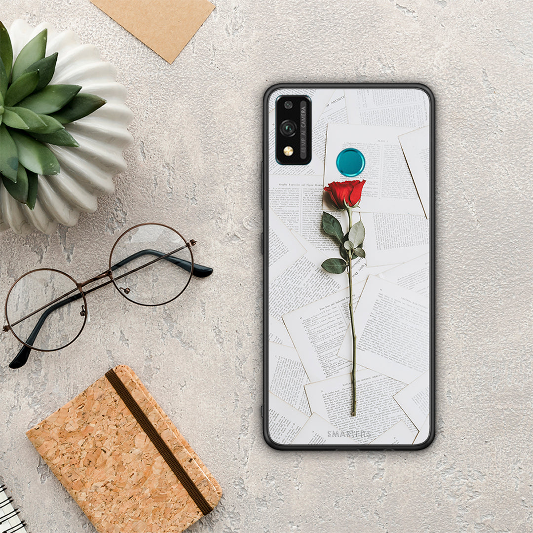 Red Rose - Honor 9X Lite θήκη