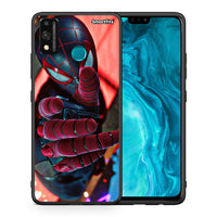 Thumbnail for Θήκη Honor 9X Lite Spider Hand από τη Smartfits με σχέδιο στο πίσω μέρος και μαύρο περίβλημα | Honor 9X Lite Spider Hand case with colorful back and black bezels