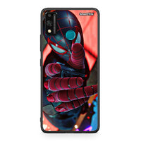 Thumbnail for Honor 9X Lite Spider Hand Θήκη από τη Smartfits με σχέδιο στο πίσω μέρος και μαύρο περίβλημα | Smartphone case with colorful back and black bezels by Smartfits