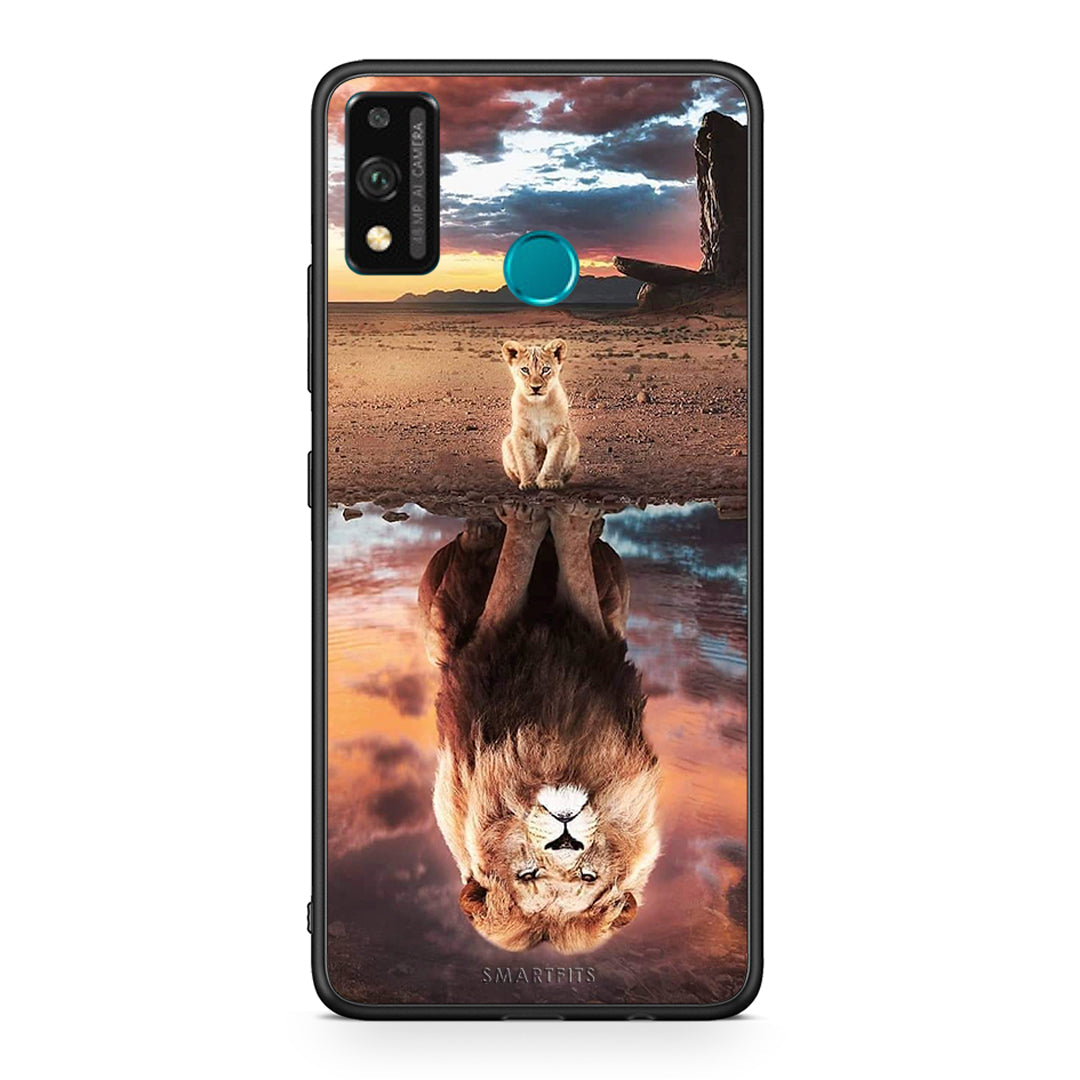 Honor 9X Lite Sunset Dreams Θήκη Αγίου Βαλεντίνου από τη Smartfits με σχέδιο στο πίσω μέρος και μαύρο περίβλημα | Smartphone case with colorful back and black bezels by Smartfits