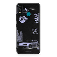 Thumbnail for Honor 9X Lite Tokyo Drift Θήκη Αγίου Βαλεντίνου από τη Smartfits με σχέδιο στο πίσω μέρος και μαύρο περίβλημα | Smartphone case with colorful back and black bezels by Smartfits