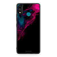 Thumbnail for 4 - Honor 9X Lite Pink Black Watercolor case, cover, bumper