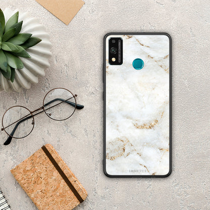 White Gold Marble - Honor 9X Lite θήκη