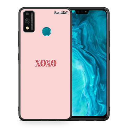 Θήκη Honor 9X Lite XOXO Love από τη Smartfits με σχέδιο στο πίσω μέρος και μαύρο περίβλημα | Honor 9X Lite XOXO Love case with colorful back and black bezels