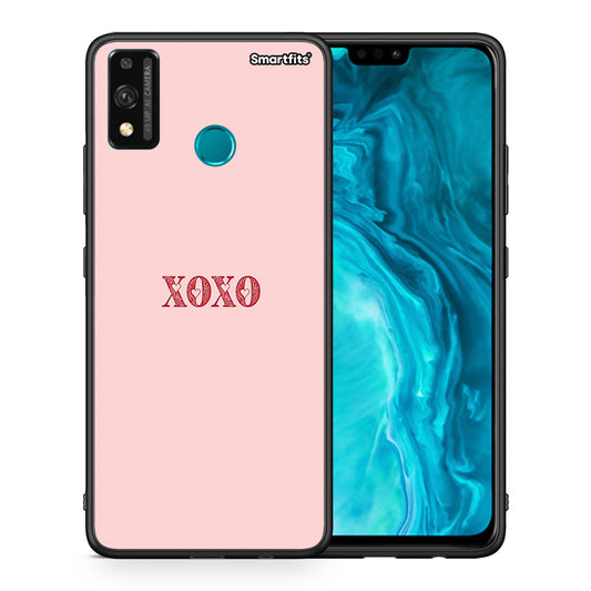 Θήκη Honor 9X Lite XOXO Love από τη Smartfits με σχέδιο στο πίσω μέρος και μαύρο περίβλημα | Honor 9X Lite XOXO Love case with colorful back and black bezels