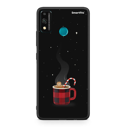 Honor 9X Lite Xmas Bathing θήκη από τη Smartfits με σχέδιο στο πίσω μέρος και μαύρο περίβλημα | Smartphone case with colorful back and black bezels by Smartfits