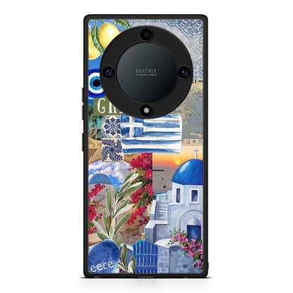 Θήκη Honor Magic5 Lite 5G / X9a All Greek από τη Smartfits με σχέδιο στο πίσω μέρος και μαύρο περίβλημα | Honor Magic5 Lite 5G / X9a All Greek Case with Colorful Back and Black Bezels