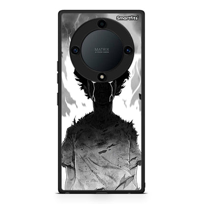 Θήκη Honor Magic5 Lite 5G / X9a Anime Boy από τη Smartfits με σχέδιο στο πίσω μέρος και μαύρο περίβλημα | Honor Magic5 Lite 5G / X9a Anime Boy Case with Colorful Back and Black Bezels