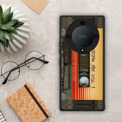 Θήκη Honor Magic5 Lite 5G / X9a Awesome Mix από τη Smartfits με σχέδιο στο πίσω μέρος και μαύρο περίβλημα | Honor Magic5 Lite 5G / X9a Awesome Mix Case with Colorful Back and Black Bezels