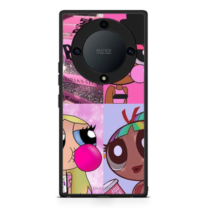 Θήκη Honor Magic5 Lite 5G / X9a Bubble Girls από τη Smartfits με σχέδιο στο πίσω μέρος και μαύρο περίβλημα | Honor Magic5 Lite 5G / X9a Bubble Girls Case with Colorful Back and Black Bezels