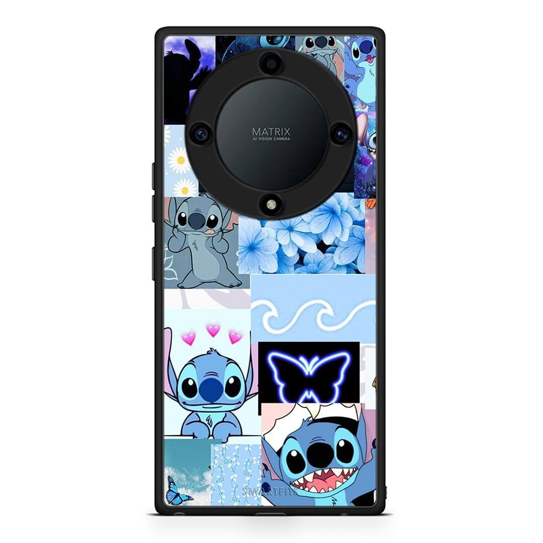 Θήκη Honor Magic5 Lite 5G / X9a Collage Good Vibes από τη Smartfits με σχέδιο στο πίσω μέρος και μαύρο περίβλημα | Honor Magic5 Lite 5G / X9a Collage Good Vibes Case with Colorful Back and Black Bezels