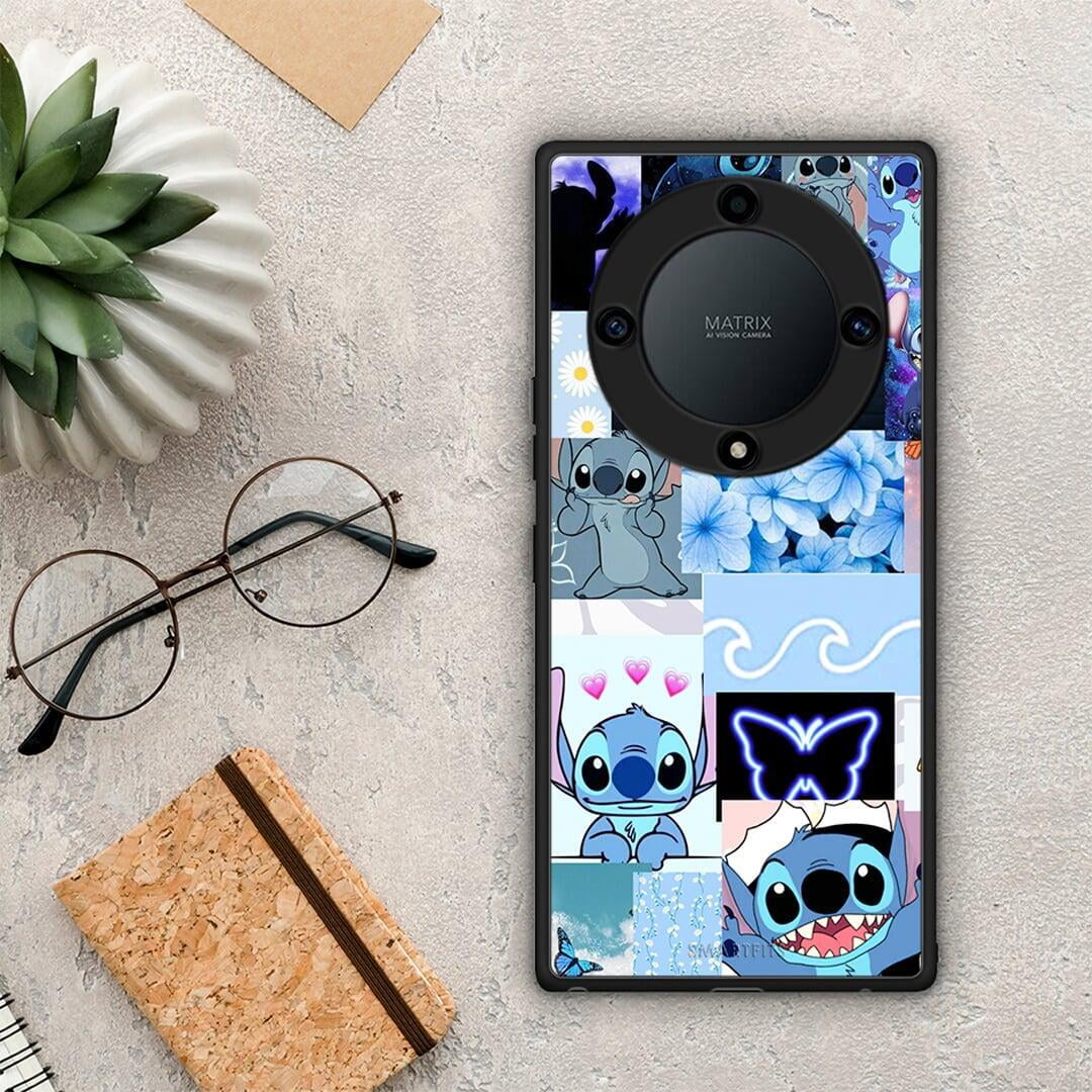 Θήκη Honor Magic5 Lite 5G / X9a Collage Good Vibes από τη Smartfits με σχέδιο στο πίσω μέρος και μαύρο περίβλημα | Honor Magic5 Lite 5G / X9a Collage Good Vibes Case with Colorful Back and Black Bezels