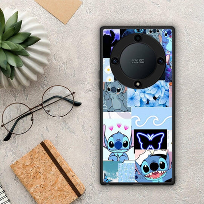 Θήκη Honor Magic5 Lite 5G / X9a Collage Good Vibes από τη Smartfits με σχέδιο στο πίσω μέρος και μαύρο περίβλημα | Honor Magic5 Lite 5G / X9a Collage Good Vibes Case with Colorful Back and Black Bezels