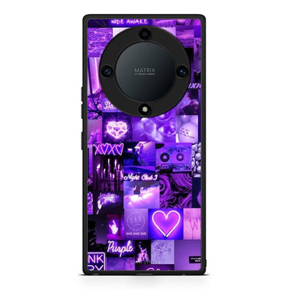Θήκη Honor Magic5 Lite 5G / X9a Collage Stay Wild από τη Smartfits με σχέδιο στο πίσω μέρος και μαύρο περίβλημα | Honor Magic5 Lite 5G / X9a Collage Stay Wild Case with Colorful Back and Black Bezels