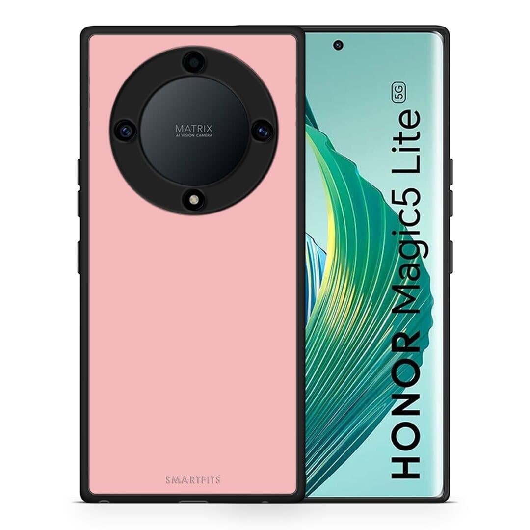 Θήκη Honor Magic5 Lite 5G / X9a Color Nude από τη Smartfits με σχέδιο στο πίσω μέρος και μαύρο περίβλημα | Honor Magic5 Lite 5G / X9a Color Nude Case with Colorful Back and Black Bezels