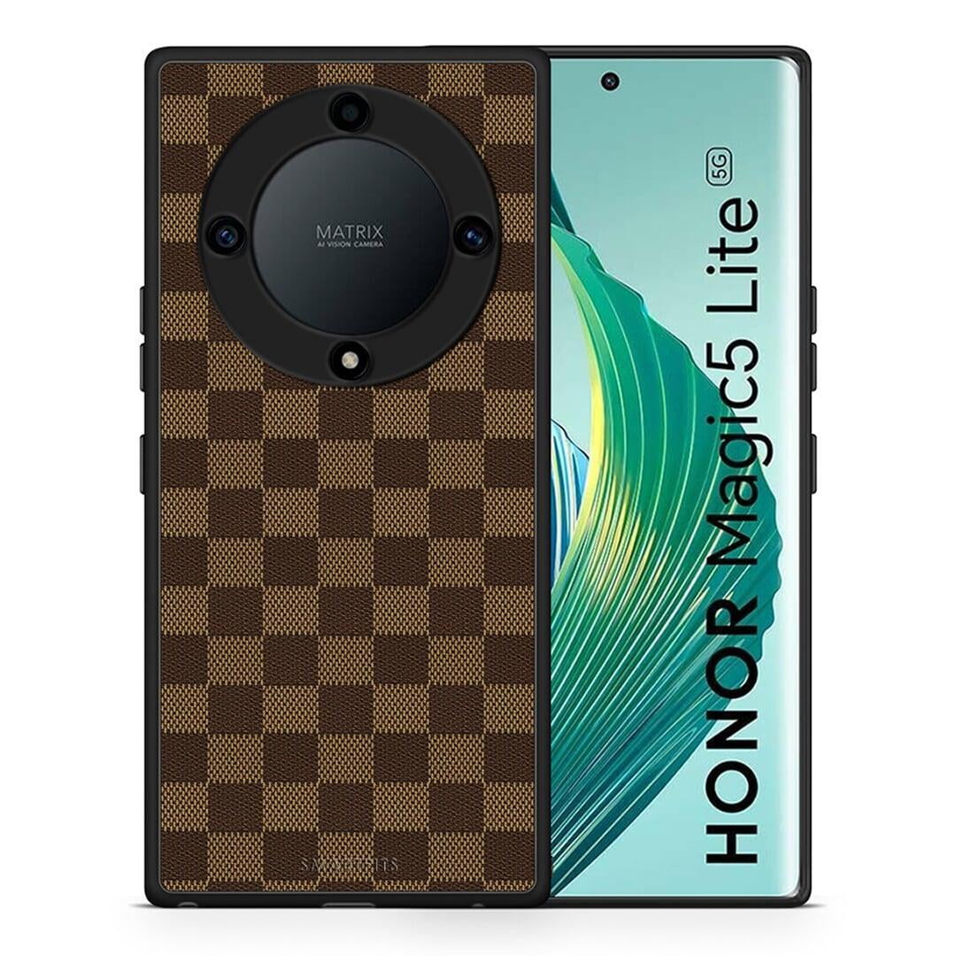 Θήκη Honor Magic5 Lite 5G / X9a Designer Glamour από τη Smartfits με σχέδιο στο πίσω μέρος και μαύρο περίβλημα | Honor Magic5 Lite 5G / X9a Designer Glamour Case with Colorful Back and Black Bezels