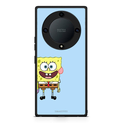 Θήκη Honor Magic5 Lite 5G / X9a Friends Bob από τη Smartfits με σχέδιο στο πίσω μέρος και μαύρο περίβλημα | Honor Magic5 Lite 5G / X9a Friends Bob Case with Colorful Back and Black Bezels