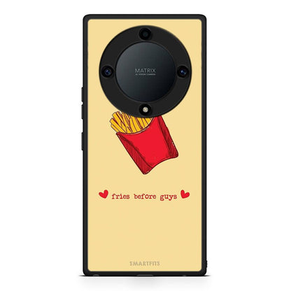 Θήκη Honor Magic5 Lite 5G / X9a Fries Before Guys από τη Smartfits με σχέδιο στο πίσω μέρος και μαύρο περίβλημα | Honor Magic5 Lite 5G / X9a Fries Before Guys Case with Colorful Back and Black Bezels