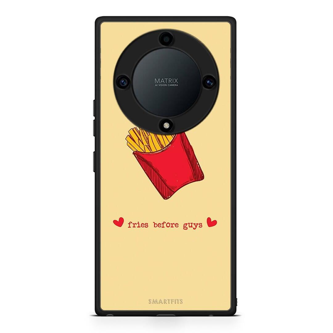 Θήκη Honor Magic5 Lite 5G / X9a Fries Before Guys από τη Smartfits με σχέδιο στο πίσω μέρος και μαύρο περίβλημα | Honor Magic5 Lite 5G / X9a Fries Before Guys Case with Colorful Back and Black Bezels