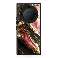 Thumbnail for Θήκη Honor Magic5 Lite 5G / X40 / X9a Glamorous Pink Marble από τη Smartfits με σχέδιο στο πίσω μέρος και μαύρο περίβλημα | Honor Magic5 Lite 5G / X40 / X9a Glamorous Pink Marble Case with Colorful Back and Black Bezels