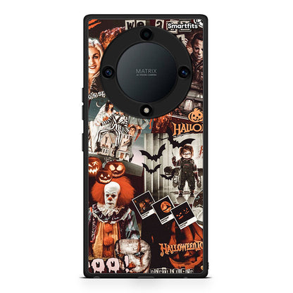 Θήκη Honor Magic5 Lite 5G / X9a Halloween Spooky Season από τη Smartfits με σχέδιο στο πίσω μέρος και μαύρο περίβλημα | Honor Magic5 Lite 5G / X9a Halloween Spooky Season Case with Colorful Back and Black Bezels