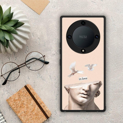 Θήκη Honor Magic5 Lite 5G / X9a In Love από τη Smartfits με σχέδιο στο πίσω μέρος και μαύρο περίβλημα | Honor Magic5 Lite 5G / X9a In Love Case with Colorful Back and Black Bezels