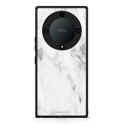 Θήκη Honor Magic5 Lite 5G / X9a Marble White από τη Smartfits με σχέδιο στο πίσω μέρος και μαύρο περίβλημα | Honor Magic5 Lite 5G / X9a Marble White Case with Colorful Back and Black Bezels