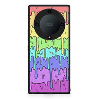 Thumbnail for Θήκη Honor Magic5 Lite 5G / X40 / X9a Melting Rainbow από τη Smartfits με σχέδιο στο πίσω μέρος και μαύρο περίβλημα | Honor Magic5 Lite 5G / X40 / X9a Melting Rainbow Case with Colorful Back and Black Bezels