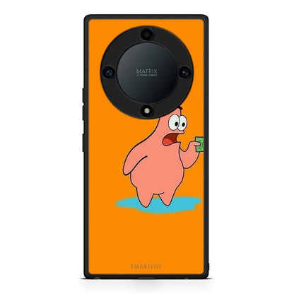 Θήκη Honor Magic5 Lite 5G / X9a No Money 1 από τη Smartfits με σχέδιο στο πίσω μέρος και μαύρο περίβλημα | Honor Magic5 Lite 5G / X9a No Money 1 Case with Colorful Back and Black Bezels