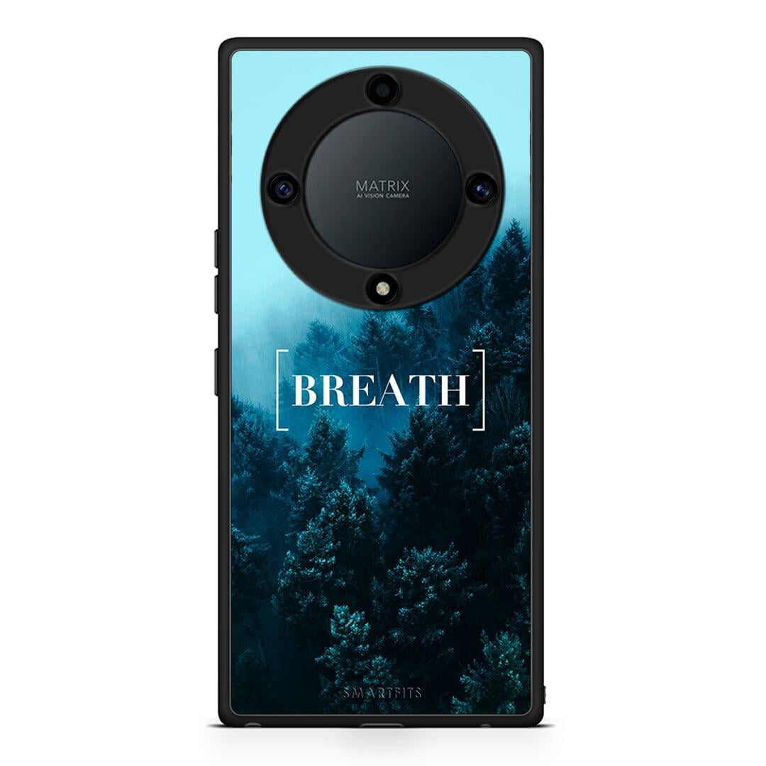 Θήκη Honor Magic5 Lite 5G / X9a Quote Breath από τη Smartfits με σχέδιο στο πίσω μέρος και μαύρο περίβλημα | Honor Magic5 Lite 5G / X9a Quote Breath Case with Colorful Back and Black Bezels
