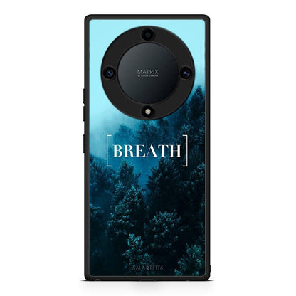 Θήκη Honor Magic5 Lite 5G / X9a Quote Breath από τη Smartfits με σχέδιο στο πίσω μέρος και μαύρο περίβλημα | Honor Magic5 Lite 5G / X9a Quote Breath Case with Colorful Back and Black Bezels