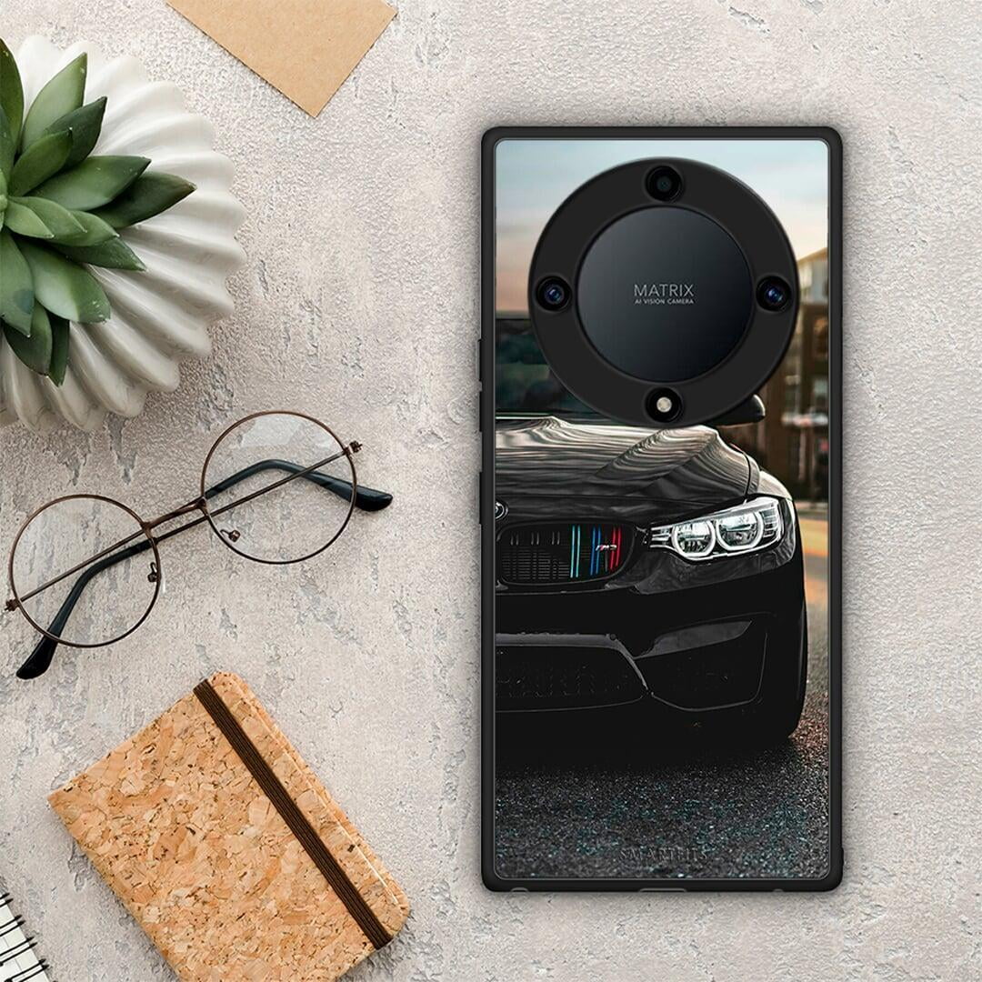 Θήκη Honor Magic5 Lite 5G / X9a Racing M3 από τη Smartfits με σχέδιο στο πίσω μέρος και μαύρο περίβλημα | Honor Magic5 Lite 5G / X9a Racing M3 Case with Colorful Back and Black Bezels